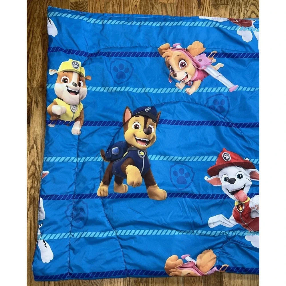 Paw Patrol Full‎ Size Reversible Comforter Blanket Fitted Sheet 3 Pillowcases